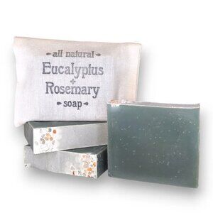 Humble Life - All Natural Eucalyptus & Rosemary Soap Bar with Bag